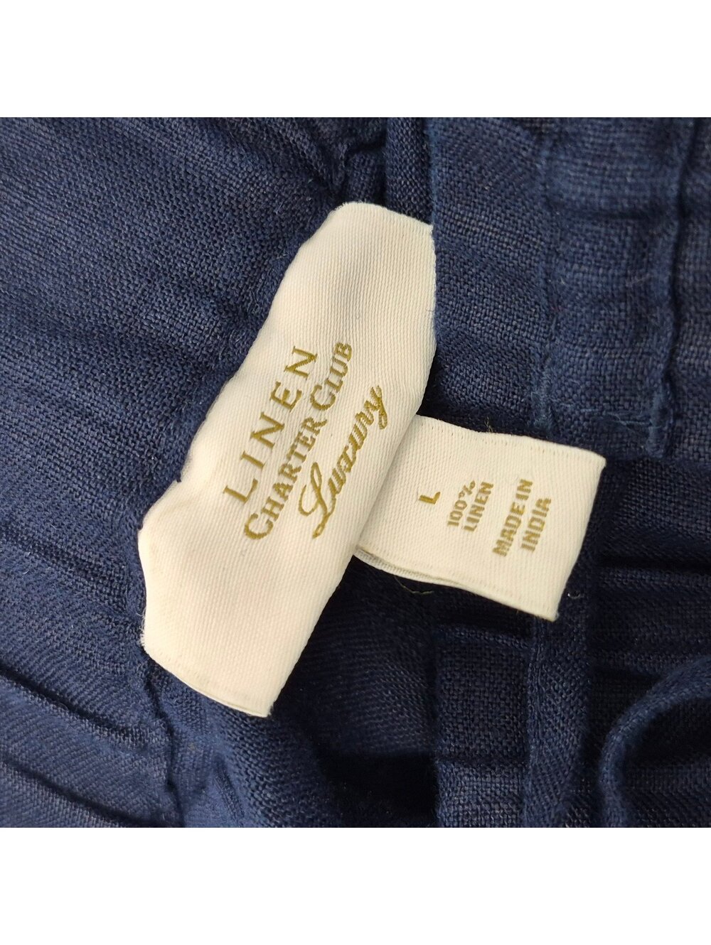 Linen Charter Club Luxury Pants - Picture 2 of 4